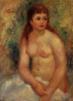 Renoir, Pierre Auguste - Seated Young Woman, Nude